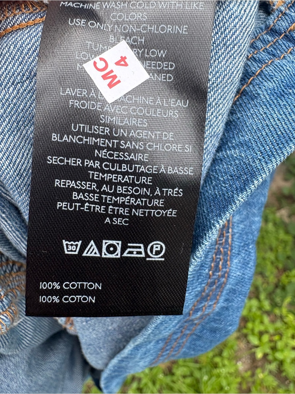 Maeve Blue Denim Tiered Shirt Dress - Picture 4 of 4
